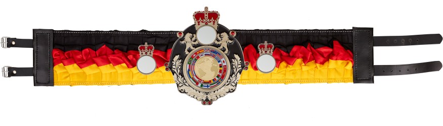 QUEENSBURY WORLD FLAGS SILK CHAMPIONSHIP BELT - QUEEN/B/FLAG/SILK - AVAILABLE IN 6 COLOURS